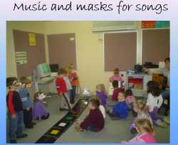 Music and masks for songs